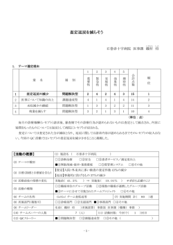 査定返戻を減らそう