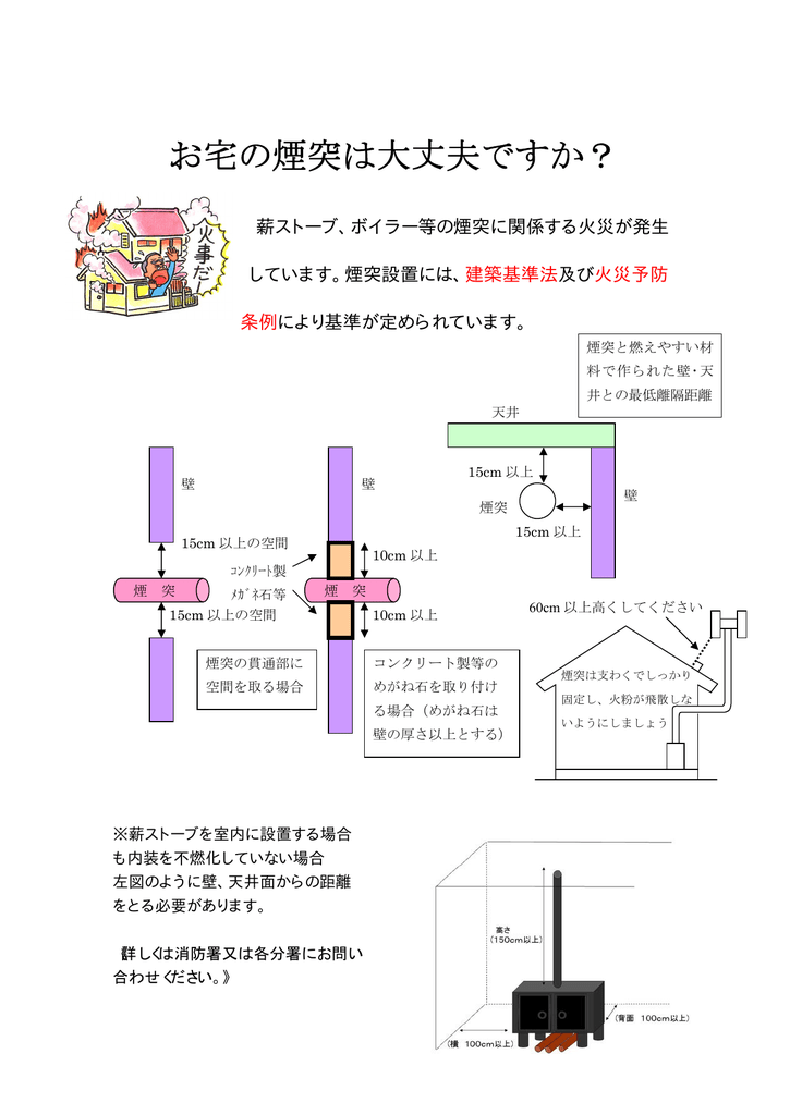 お宅の煙突は大丈夫ですか