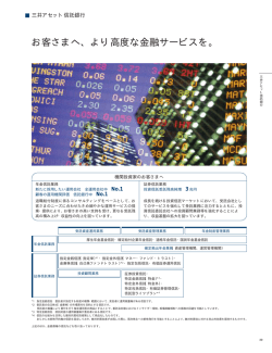 お客さまへ、より高度な金融サービスを。