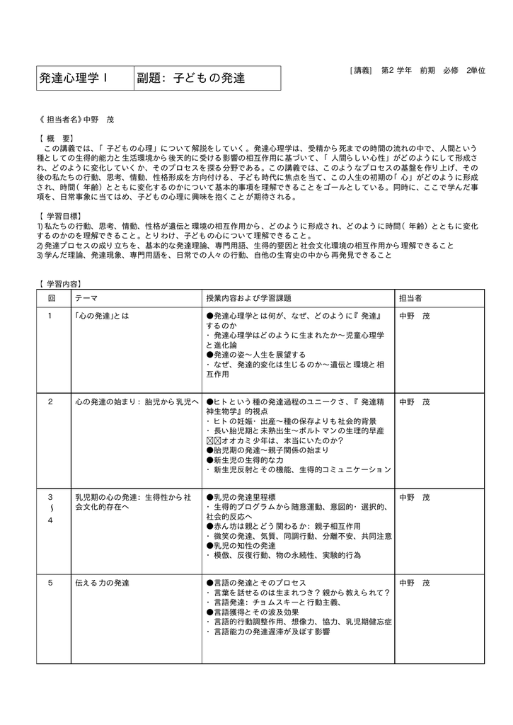 発達心理学 副題 子どもの発達