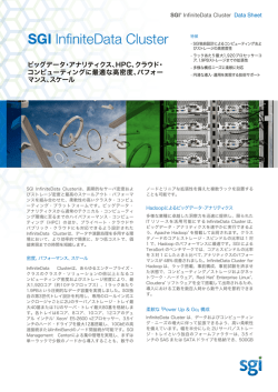 SGI InfiniteData Cluster Datasheet