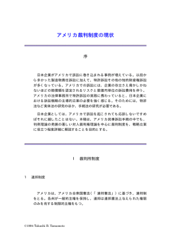 アメリカ裁判制度 - インフォテック法律事務所
