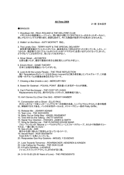 All-Time 2009 21 期 宮本昌芳 SINGLES 1. Wyndham Hill