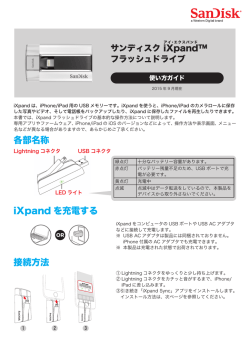 iXpand Drive アプリVer.2.3以前 (4月17日以前に