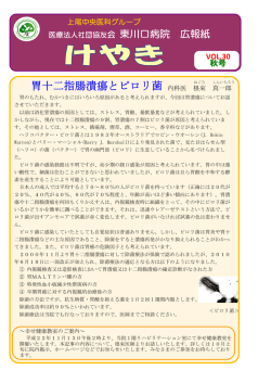 胃十二指腸潰瘍とピロリ菌
