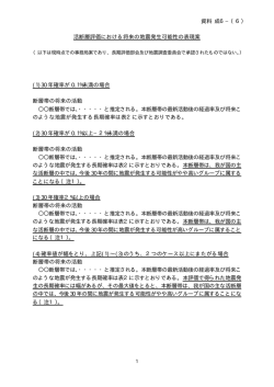 活断層評価における将来の地震発生可能性の表現案 (1)30 年確率が