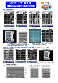 3D可視化ソフト探査例