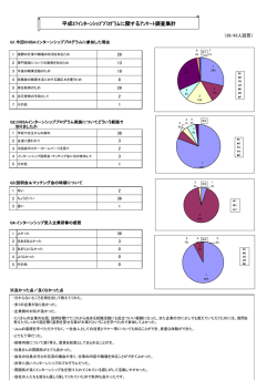3． CHISAインターンシップの実施結果（アンケート）