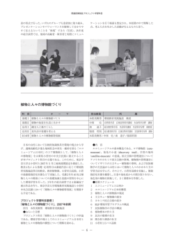 植物と人々の博物館づくり - 東京学芸大学 環境教育研究センター