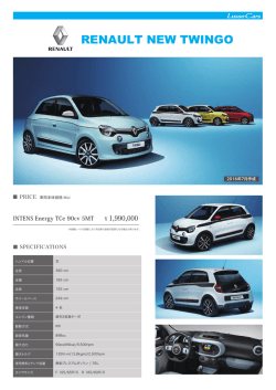 RENAULT NEW TWINGO - Lusso Cars