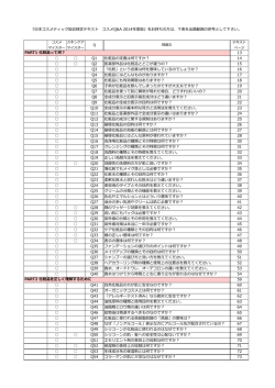2014年度版検定テキスト 出題範囲