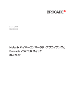 Brocade VDX ToR スイッチ