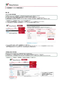 ～外貨受取サービスご利用の流れ～