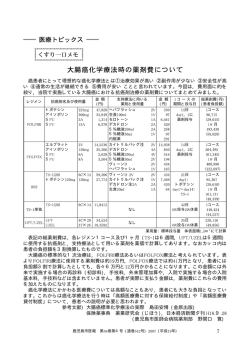 癌患者にとって理想的な癌化学療法とは①治療効果が高い ②副作用が