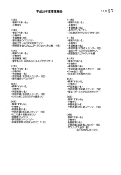 2013年度事業報告書(PDF形式：262KB)