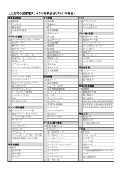 対象品目リスト[PDF形式]