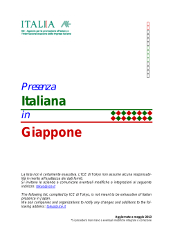 Italiana Giappone