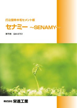 打込型枠木毛セメント板 セナミー ～SENAMY