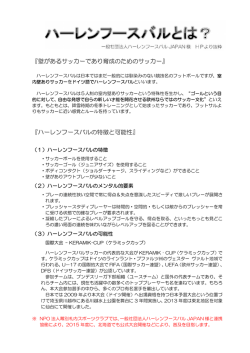 『壁があるサッカ 『ハーレンフース 『壁があるサッカーであり 『ハーレンフー