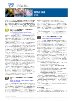Global Legal Update Vol. 11