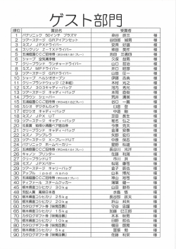 ゲストの部