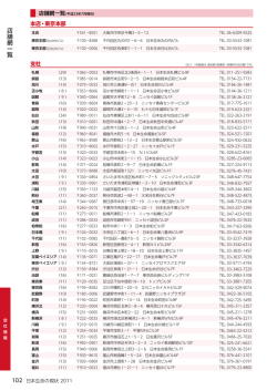 店 舗 網 一 覧 - 日本生命保険相互会社