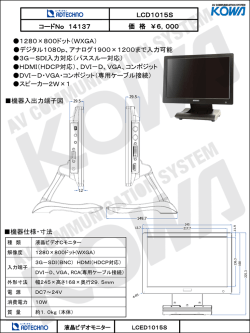 LCDビデオモニター