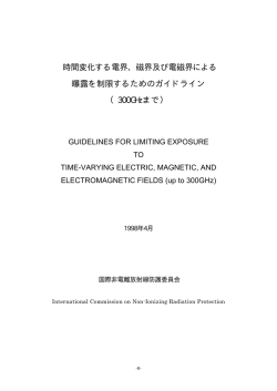 時間変化する電界、磁界及び電磁界による