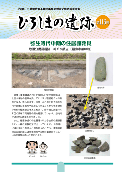 ひろしまの遺跡 第116号 - 広島県教育事業団事務局 埋蔵文化財調査室