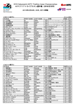 2016/廿日市 - 日本トライアスロン連合