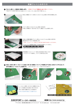 刺繍ワッペンの作り方