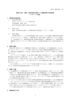ジオメット処理