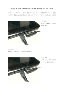 Enjoy 10 Plus ファームウェアドライバーのインストール方法