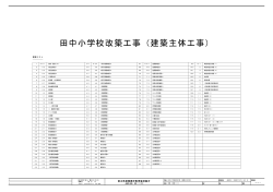 田中小学校改築工事