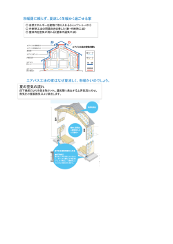 冷暖房に頼らず、夏涼しく冬暖かく過ごせる家 エアパス工法の家はなぜ