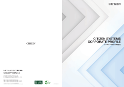 CITIZEN SYSTEMS CORPORATE PROFILE