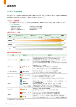 店舗政策 - セブン＆アイ・ホールディングス