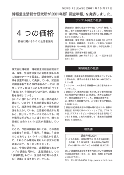 4つの価格