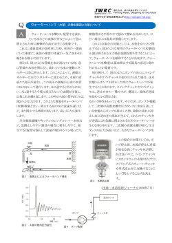 A ウォータハンマ(水撃)は、配管中を流れ ている水などの流体が弁など