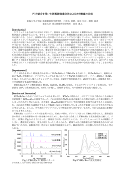アミド結合を用いた新規錯体重合法によるホウ酸塩の合成