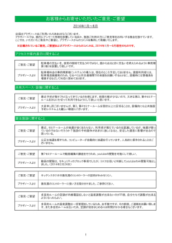 ご意見・ご要望 (2014年1月～6月) (PDF：164.5KB)