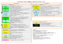 2016/09/05 2017年1月～プログラム内容