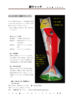 鯉キャッチ - 発明ゆめクラブ広島