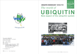 The world of UBIQUITIN Volume 2