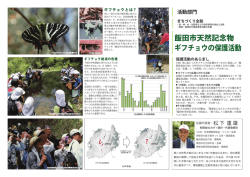 飯田市天然記念物 ギフチョウの保護活動