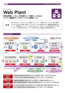 Web Plantカタログ - キヤノンITソリューションズ