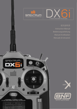 Horizon Hobby SPEKTRUM DX6i 送信機