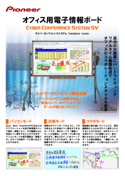 オフィス用電子情報ボード