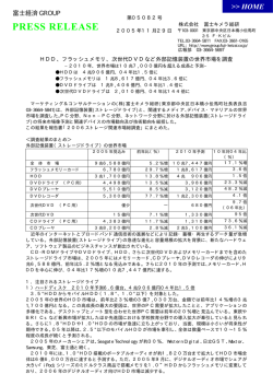 HDD、フラッシュメモリ、次世代DVDなど外部記憶