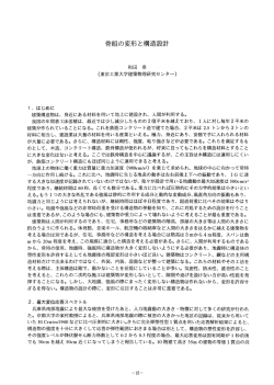 ｢骨組の変形と構造設計｣ 和田章